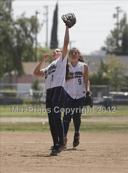 Thumbnail 1 in St. Genevieve vs La Sierra Academy (CIF SS Playoffs) photogallery.