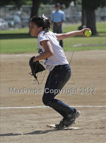 Thumbnail 1 in St. Genevieve vs La Sierra Academy (CIF SS Playoffs) photogallery.