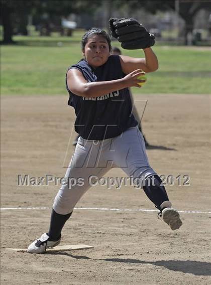 Thumbnail 1 in St. Genevieve vs La Sierra Academy (CIF SS Playoffs) photogallery.