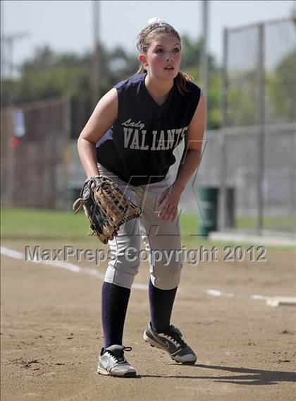 Thumbnail 1 in St. Genevieve vs La Sierra Academy (CIF SS Playoffs) photogallery.