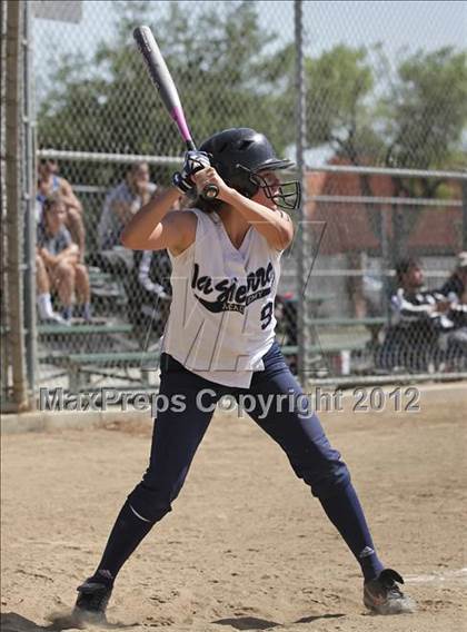 Thumbnail 2 in St. Genevieve vs La Sierra Academy (CIF SS Playoffs) photogallery.