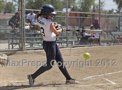 Thumbnail 3 in St. Genevieve vs La Sierra Academy (CIF SS Playoffs) photogallery.