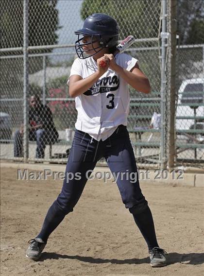 Thumbnail 3 in St. Genevieve vs La Sierra Academy (CIF SS Playoffs) photogallery.