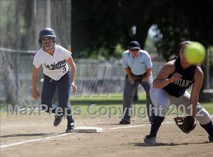 Thumbnail 2 in St. Genevieve vs La Sierra Academy (CIF SS Playoffs) photogallery.