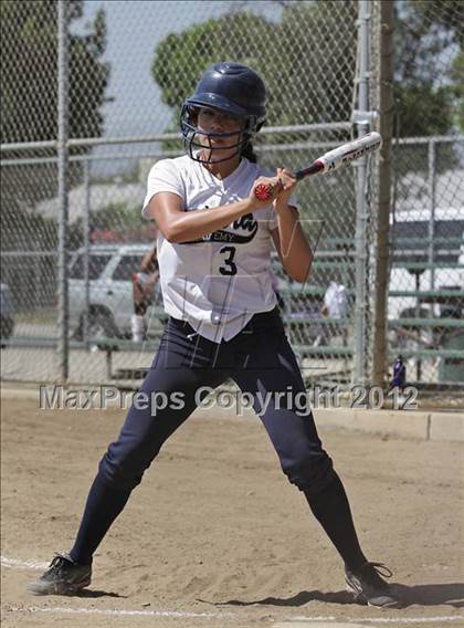 Thumbnail 2 in St. Genevieve vs La Sierra Academy (CIF SS Playoffs) photogallery.