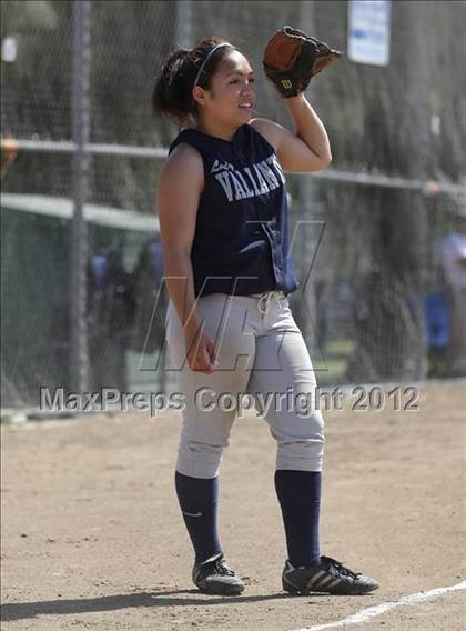 Thumbnail 2 in St. Genevieve vs La Sierra Academy (CIF SS Playoffs) photogallery.