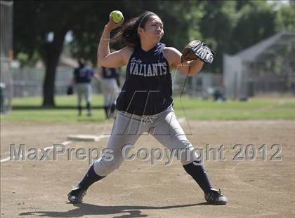 Thumbnail 2 in St. Genevieve vs La Sierra Academy (CIF SS Playoffs) photogallery.