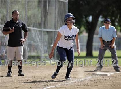 Thumbnail 2 in St. Genevieve vs La Sierra Academy (CIF SS Playoffs) photogallery.