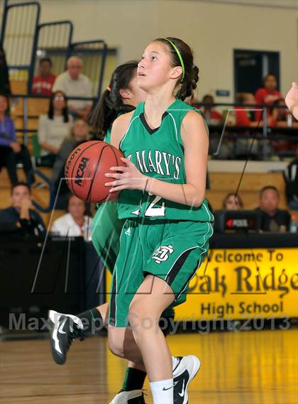 Thumbnail 1 in St. Mary's vs. Oak Ridge (Trojan Toss-Up) photogallery.