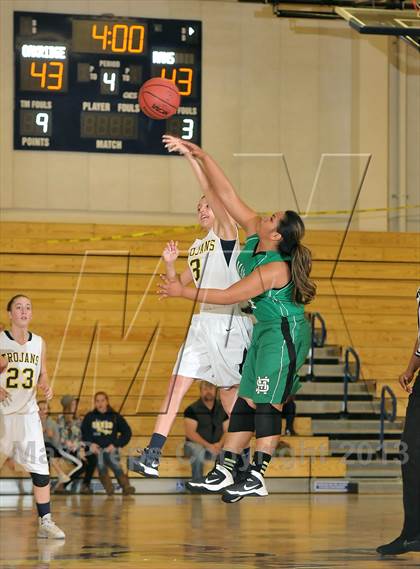 Thumbnail 2 in St. Mary's vs. Oak Ridge (Trojan Toss-Up) photogallery.