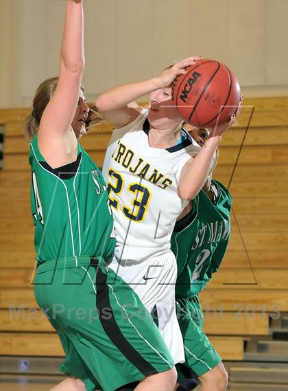 Thumbnail 2 in St. Mary's vs. Oak Ridge (Trojan Toss-Up) photogallery.