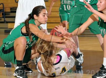 Thumbnail 1 in St. Mary's vs. Oak Ridge (Trojan Toss-Up) photogallery.