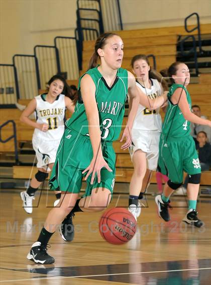 Thumbnail 2 in St. Mary's vs. Oak Ridge (Trojan Toss-Up) photogallery.