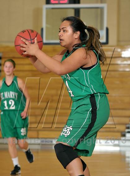 Thumbnail 2 in St. Mary's vs. Oak Ridge (Trojan Toss-Up) photogallery.