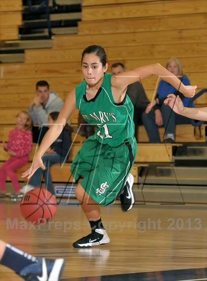 Thumbnail 2 in St. Mary's vs. Oak Ridge (Trojan Toss-Up) photogallery.
