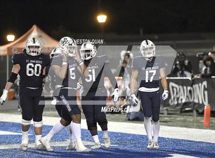 Thumbnail 1 in Mater Dei vs. St. John Bosco (CIF-SS D1 Final) photogallery.