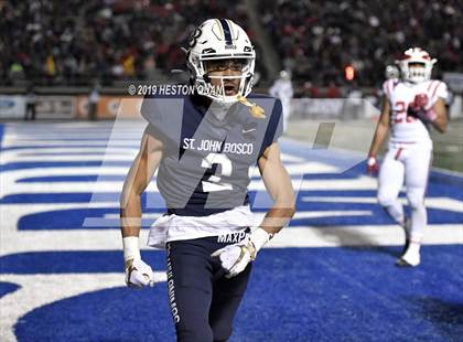 Thumbnail 3 in Mater Dei vs. St. John Bosco (CIF-SS D1 Final) photogallery.
