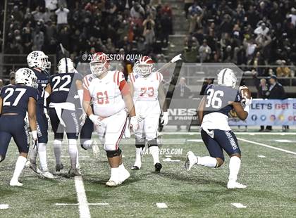 Thumbnail 2 in Mater Dei vs. St. John Bosco (CIF-SS D1 Final) photogallery.