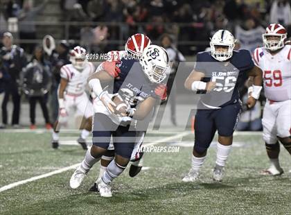 Thumbnail 2 in Mater Dei vs. St. John Bosco (CIF-SS D1 Final) photogallery.