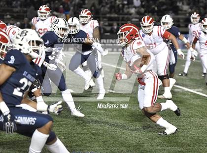Thumbnail 1 in Mater Dei vs. St. John Bosco (CIF-SS D1 Final) photogallery.