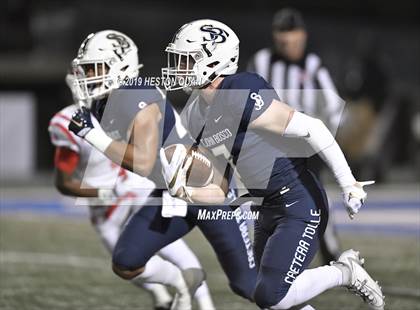 Thumbnail 1 in Mater Dei vs. St. John Bosco (CIF-SS D1 Final) photogallery.