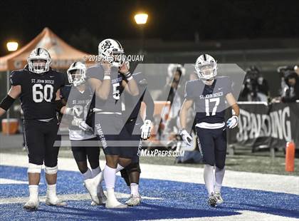 Thumbnail 2 in Mater Dei vs. St. John Bosco (CIF-SS D1 Final) photogallery.