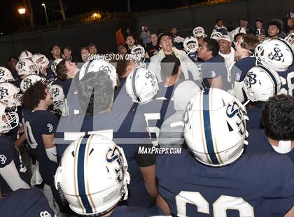 Thumbnail 2 in Mater Dei vs. St. John Bosco (CIF-SS D1 Final) photogallery.
