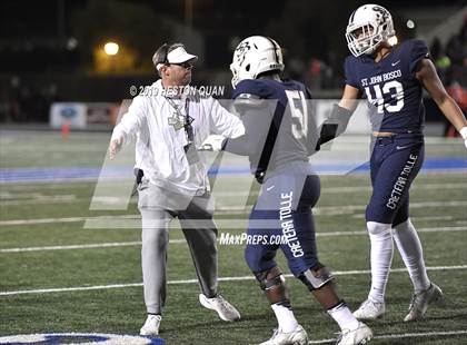 Thumbnail 3 in Mater Dei vs. St. John Bosco (CIF-SS D1 Final) photogallery.