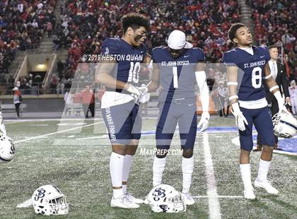 Thumbnail 3 in Mater Dei vs. St. John Bosco (CIF-SS D1 Final) photogallery.
