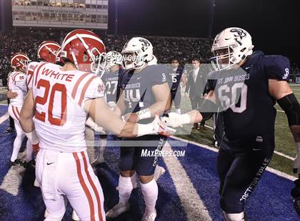 Thumbnail 2 in Mater Dei vs. St. John Bosco (CIF-SS D1 Final) photogallery.
