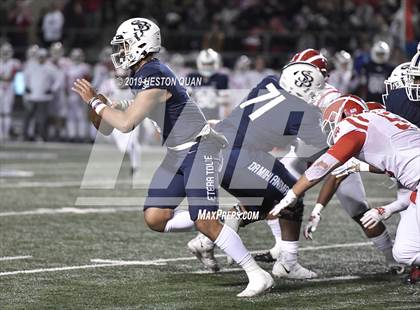 Thumbnail 2 in Mater Dei vs. St. John Bosco (CIF-SS D1 Final) photogallery.