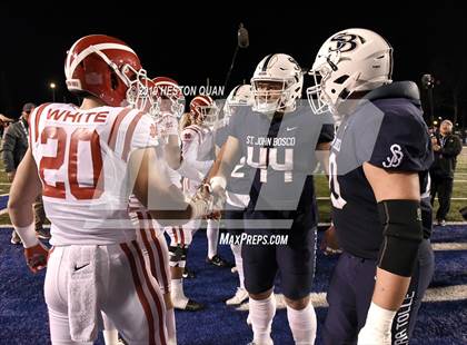 Thumbnail 2 in Mater Dei vs. St. John Bosco (CIF-SS D1 Final) photogallery.
