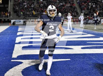 Thumbnail 3 in Mater Dei vs. St. John Bosco (CIF-SS D1 Final) photogallery.
