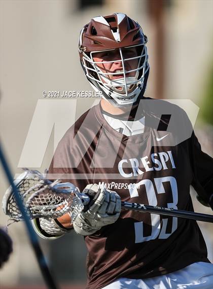 Thumbnail 3 in Crespi vs. Mater Dei (CIFSS D1 Playoff) photogallery.