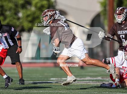 Thumbnail 3 in Crespi vs. Mater Dei (CIFSS D1 Playoff) photogallery.
