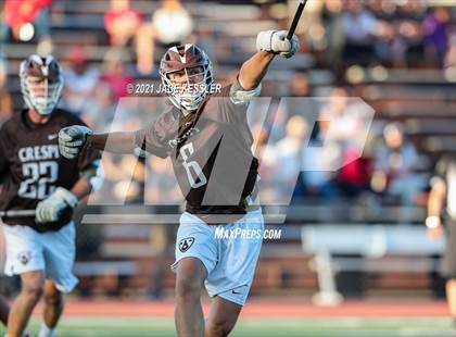 Thumbnail 3 in Crespi vs. Mater Dei (CIFSS D1 Playoff) photogallery.