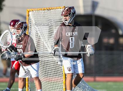 Thumbnail 1 in Crespi vs. Mater Dei (CIFSS D1 Playoff) photogallery.