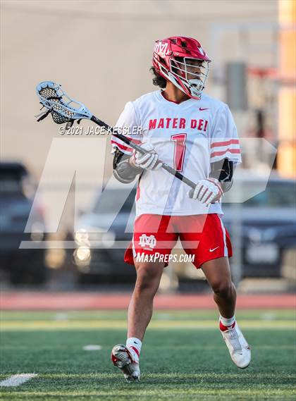 Thumbnail 3 in Crespi vs. Mater Dei (CIFSS D1 Playoff) photogallery.