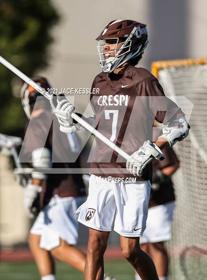 Thumbnail 3 in Crespi vs. Mater Dei (CIFSS D1 Playoff) photogallery.