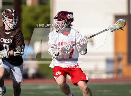Thumbnail 1 in Crespi vs. Mater Dei (CIFSS D1 Playoff) photogallery.