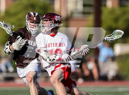 Thumbnail 3 in Crespi vs. Mater Dei (CIFSS D1 Playoff) photogallery.
