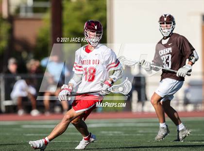 Thumbnail 3 in Crespi vs. Mater Dei (CIFSS D1 Playoff) photogallery.
