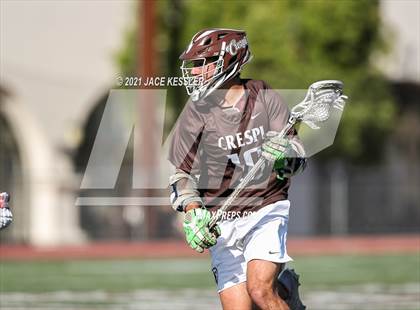 Thumbnail 2 in Crespi vs. Mater Dei (CIFSS D1 Playoff) photogallery.