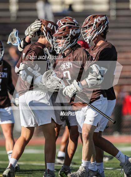 Thumbnail 1 in Crespi vs. Mater Dei (CIFSS D1 Playoff) photogallery.