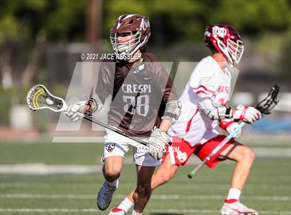 Thumbnail 3 in Crespi vs. Mater Dei (CIFSS D1 Playoff) photogallery.