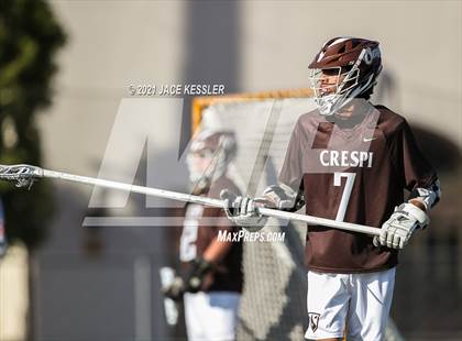 Thumbnail 2 in Crespi vs. Mater Dei (CIFSS D1 Playoff) photogallery.