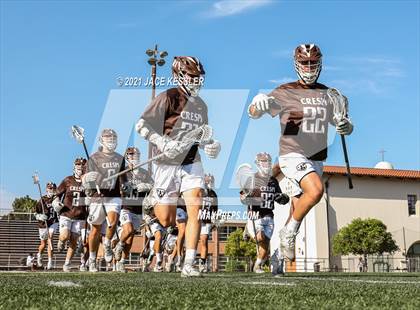 Thumbnail 2 in Crespi vs. Mater Dei (CIFSS D1 Playoff) photogallery.