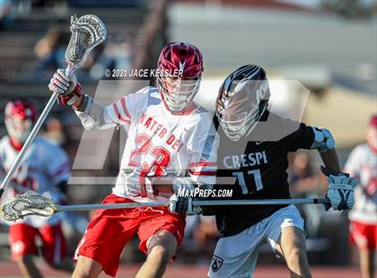 Thumbnail 3 in Crespi vs. Mater Dei (CIFSS D1 Playoff) photogallery.
