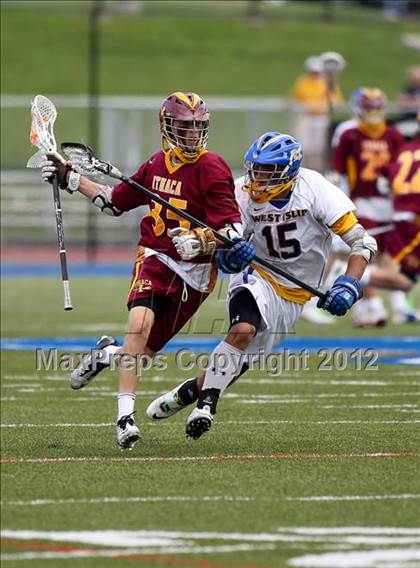 Thumbnail 3 in West Islip vs Ithaca (NYSPHSAA Class A Final) photogallery.