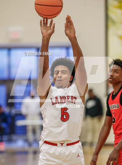 Thumbnail 1 in Woodward Academy vs. Lambert (OTR Hoops: Thanksgiving Showcase) photogallery.